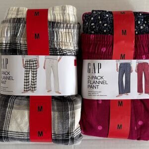Gap Women's Flannel Pajama Pants Bundle of 2